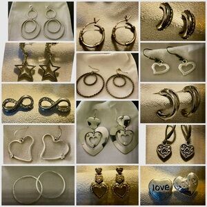 14 pairs earrings